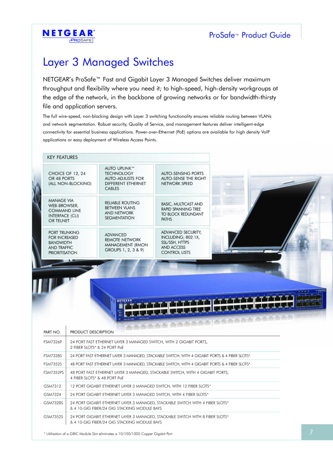 NETGEAR FS726TPNA manual Layer 3 Managed Switches, Cables, Between Vlans, Network, Segmentation 