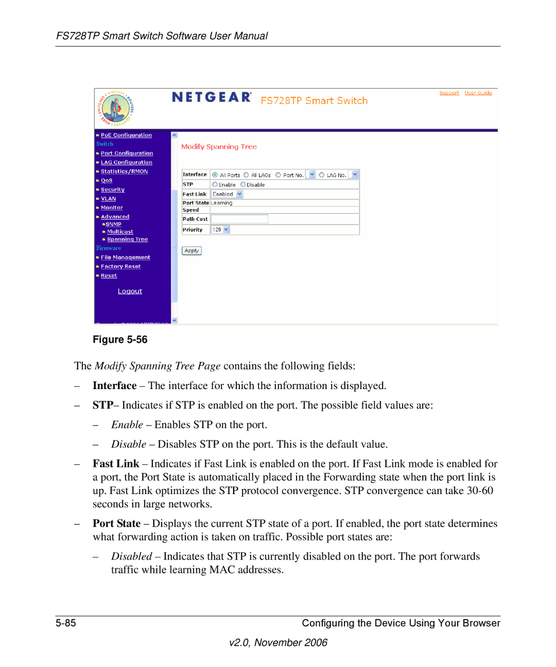 NETGEAR FS728TP manual V2.0, November 