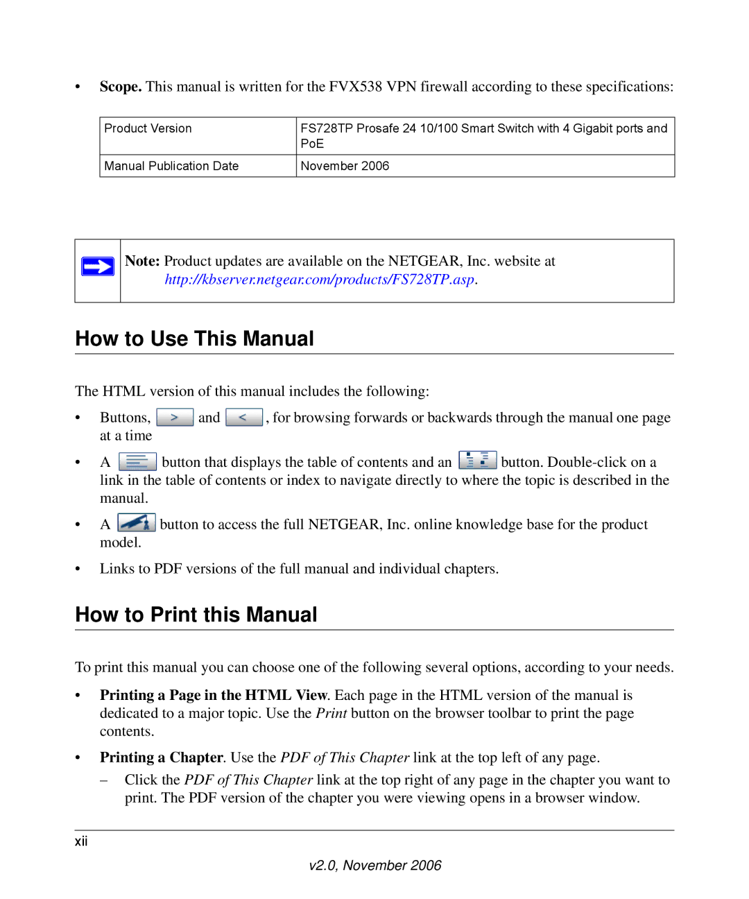 NETGEAR FS728TP manual How to Use This Manual, How to Print this Manual 