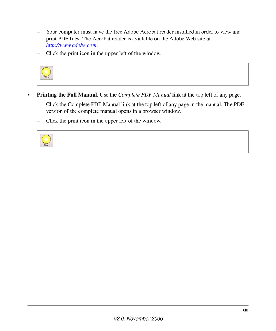 NETGEAR FS728TP manual Xiii 