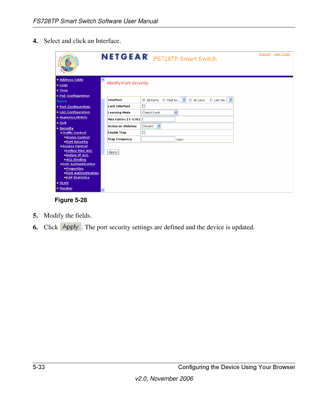 NETGEAR FS728TP manual V2.0, November 