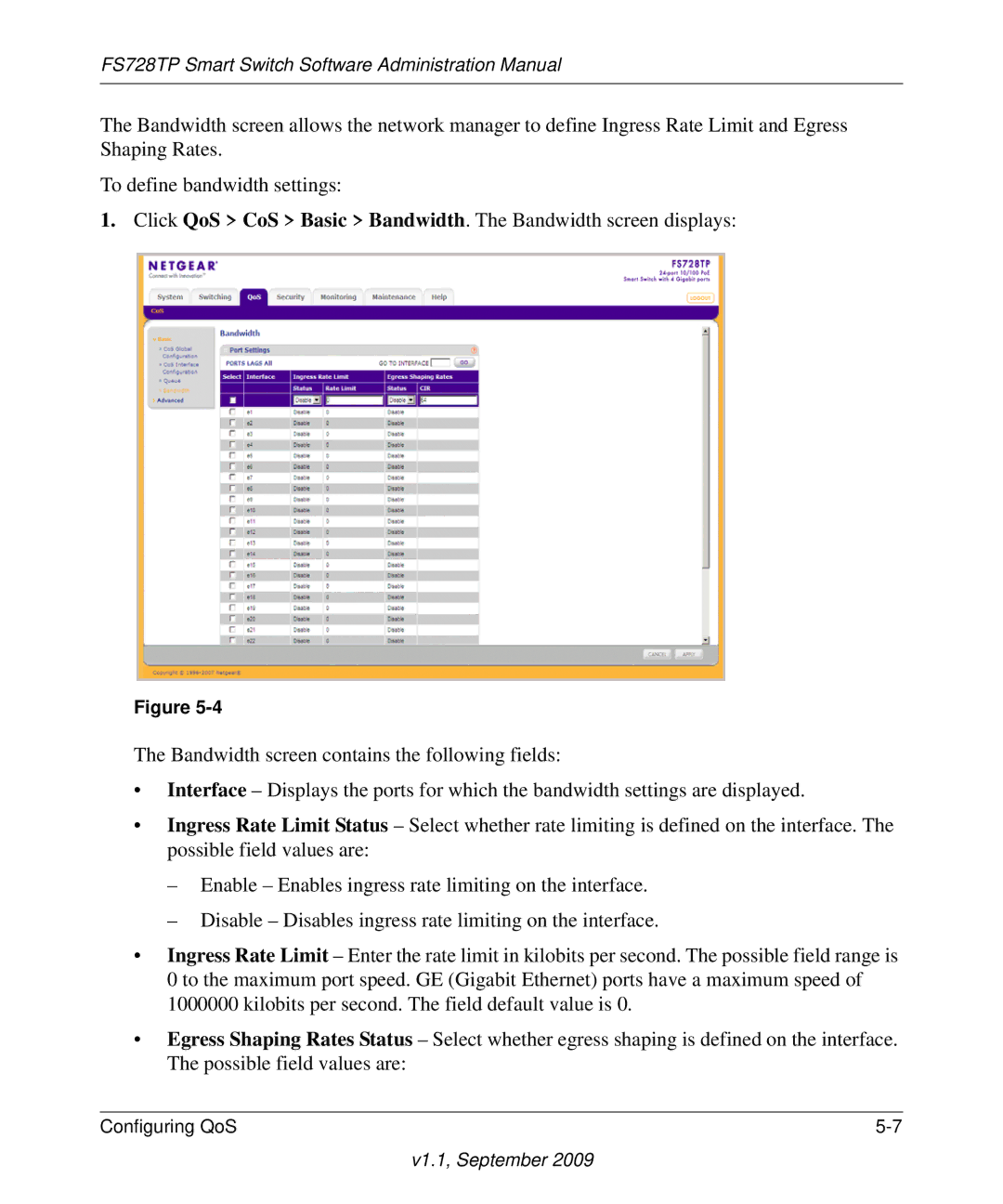 NETGEAR manual FS728TP Smart Switch Software Administration Manual 