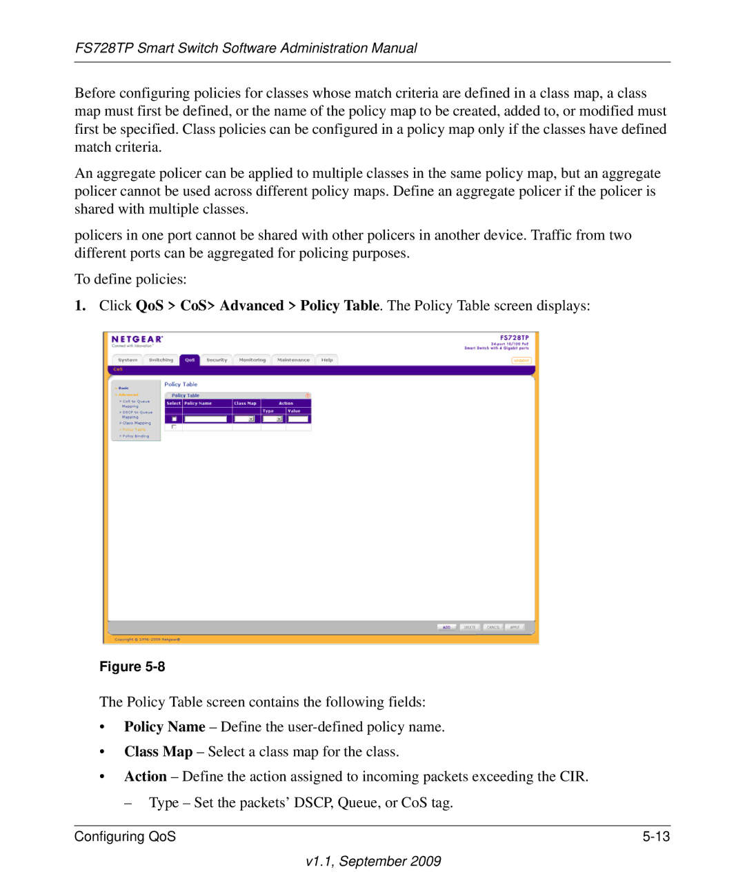 NETGEAR manual FS728TP Smart Switch Software Administration Manual 