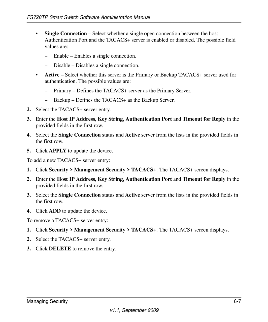 NETGEAR manual FS728TP Smart Switch Software Administration Manual 