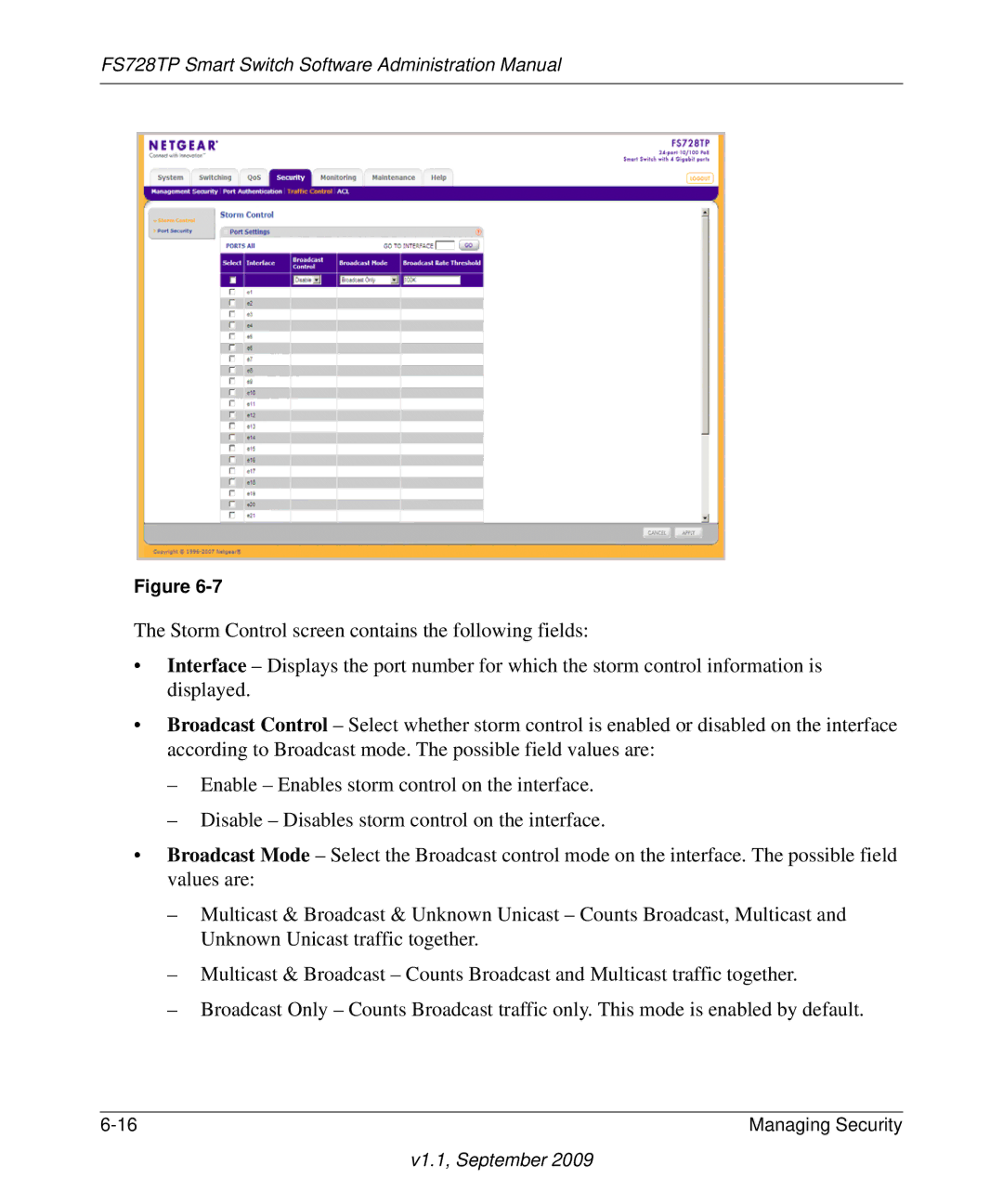 NETGEAR manual FS728TP Smart Switch Software Administration Manual 