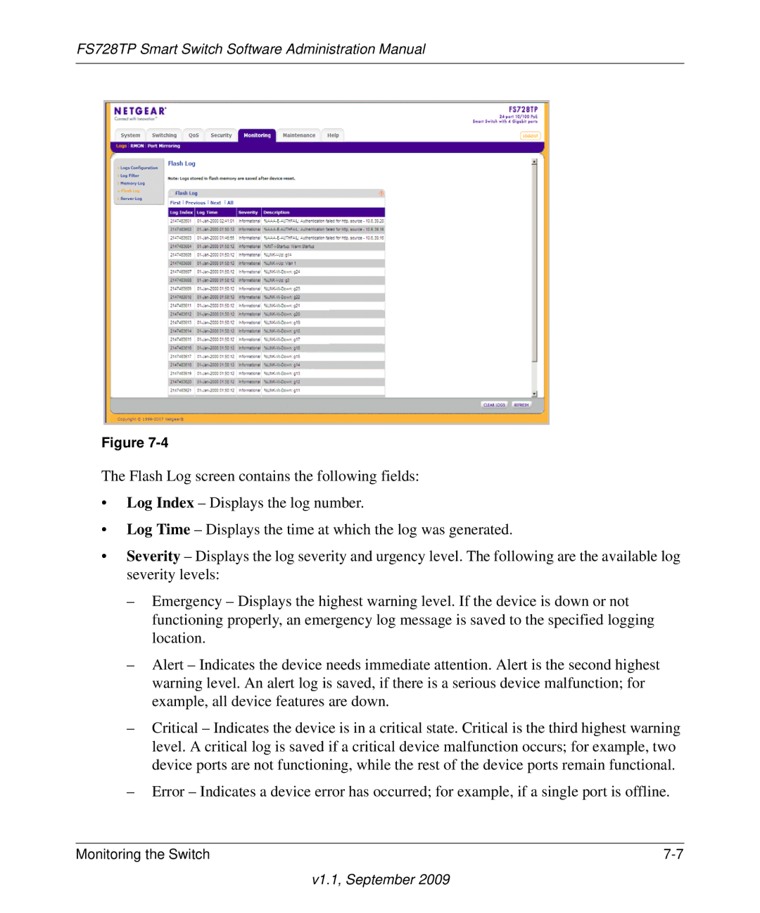 NETGEAR manual FS728TP Smart Switch Software Administration Manual 