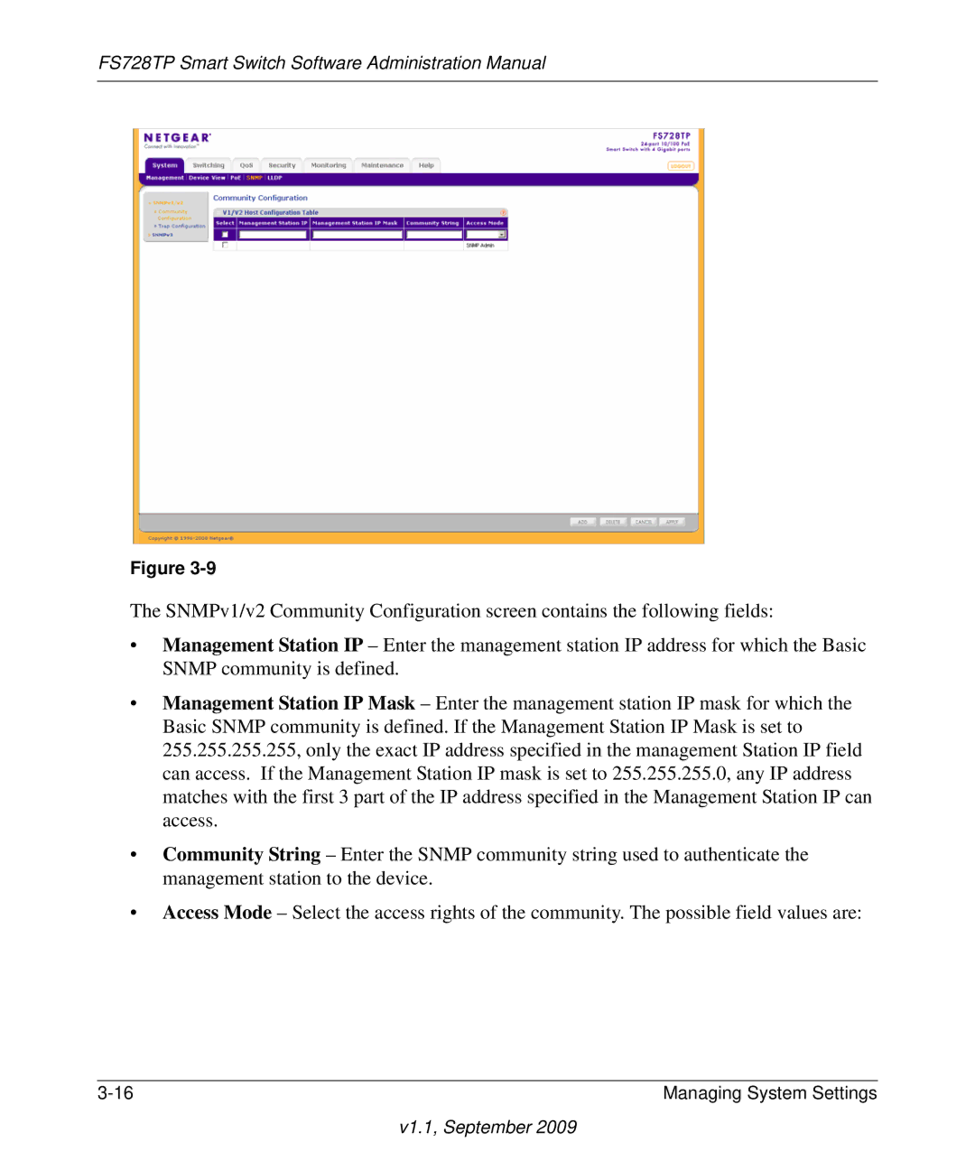 NETGEAR manual FS728TP Smart Switch Software Administration Manual 