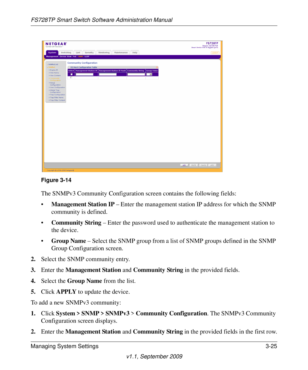 NETGEAR manual FS728TP Smart Switch Software Administration Manual 