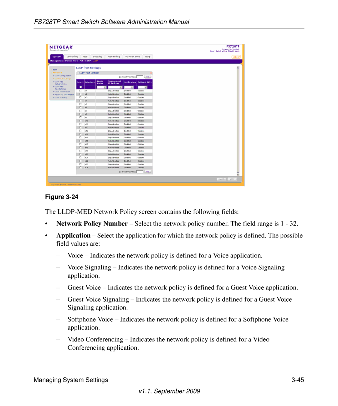 NETGEAR manual FS728TP Smart Switch Software Administration Manual 