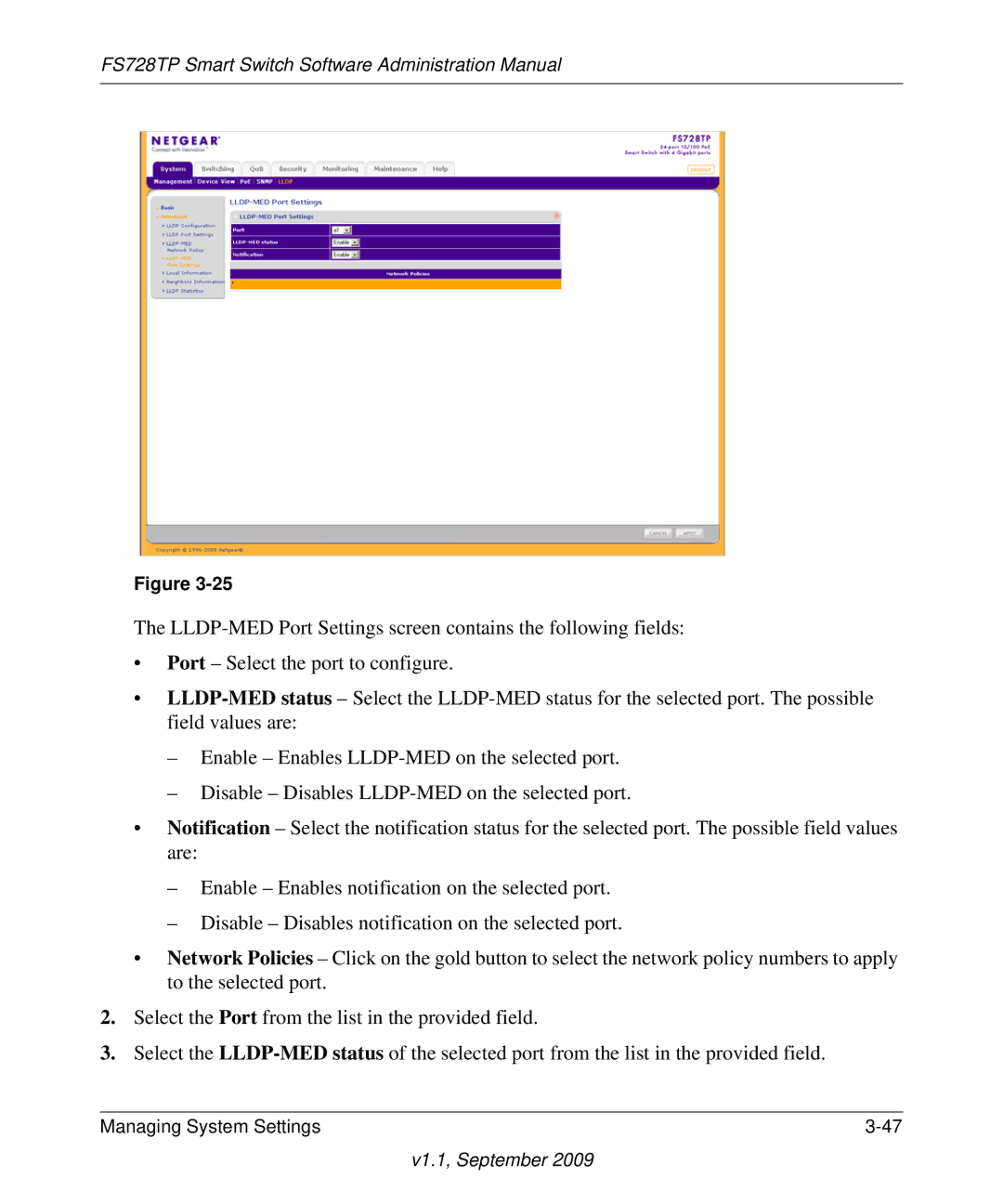 NETGEAR manual FS728TP Smart Switch Software Administration Manual 