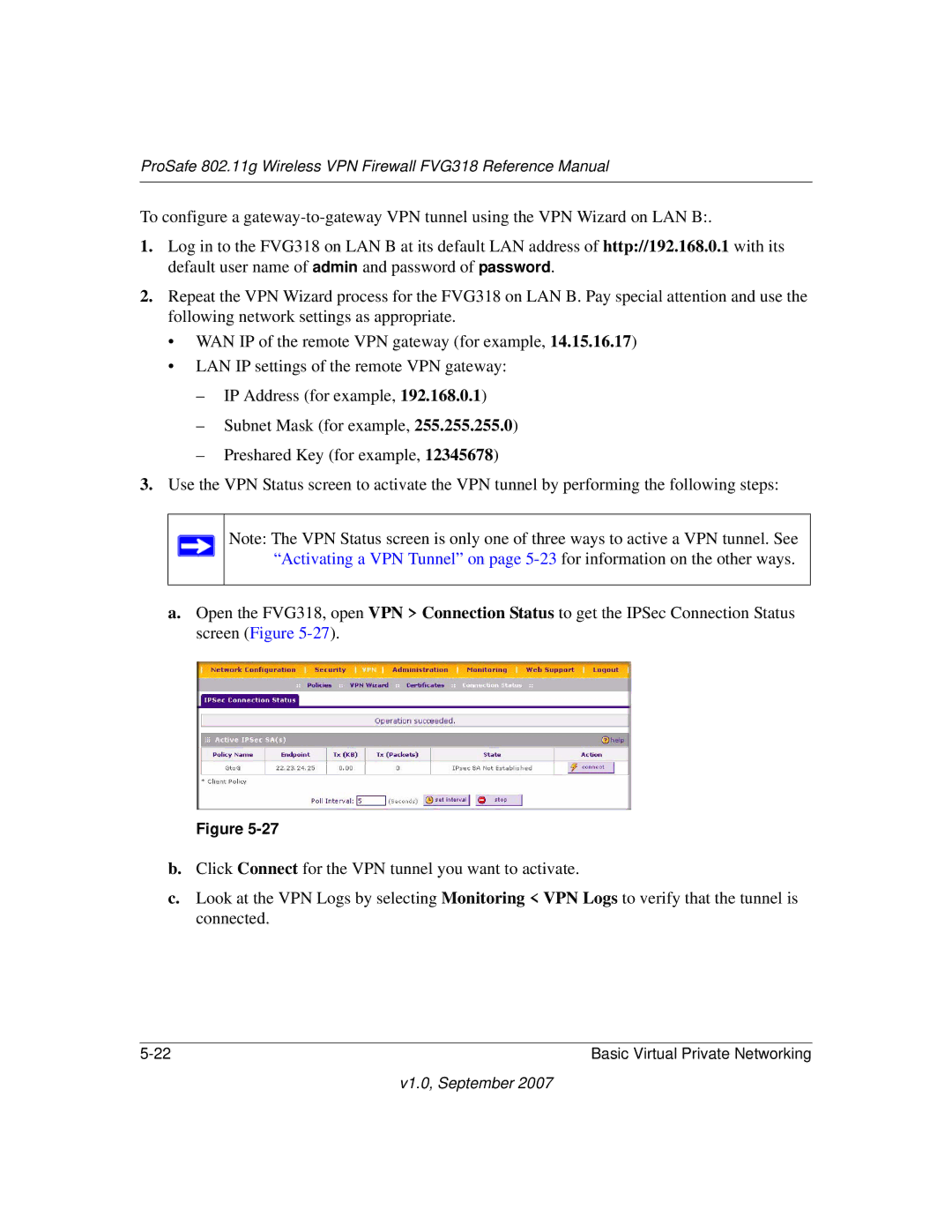 NETGEAR FVG318NA manual V1.0, September 