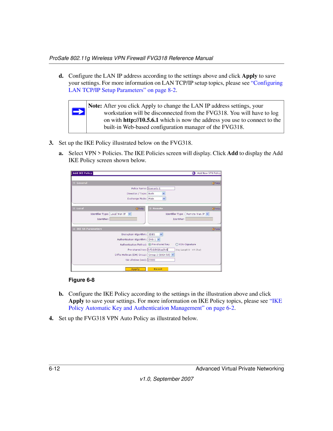 NETGEAR FVG318NA manual V1.0, September 