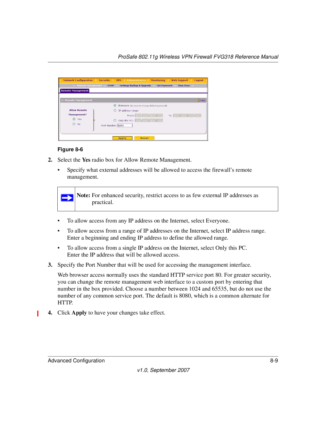 NETGEAR FVG318NA manual V1.0, September 