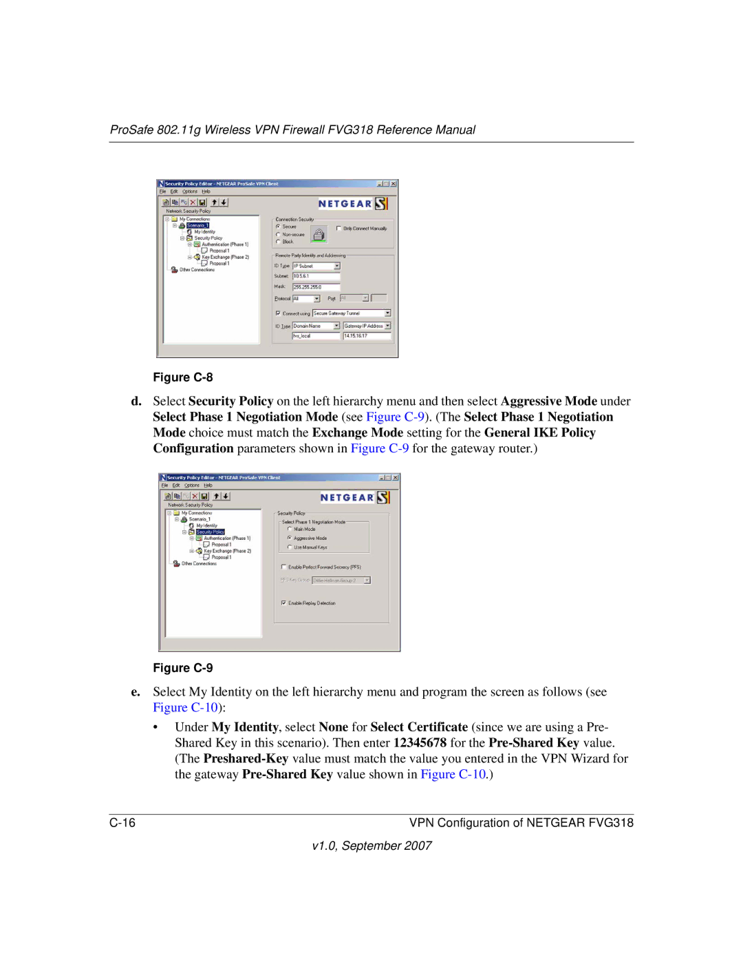 NETGEAR FVG318NA manual Figure C-8 