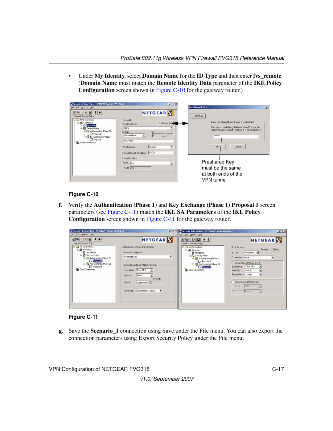 NETGEAR FVG318NA manual Figure C-10 