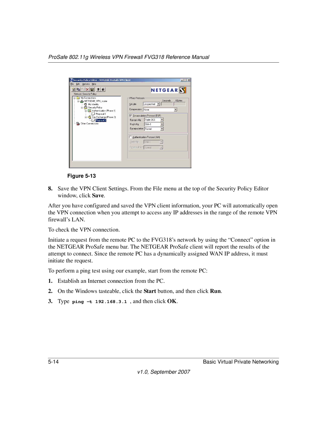 NETGEAR FVG318NA manual V1.0, September 