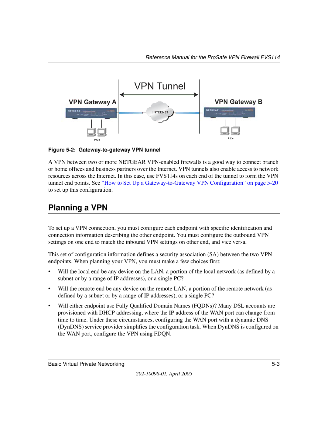 NETGEAR fvs114 manual Single 