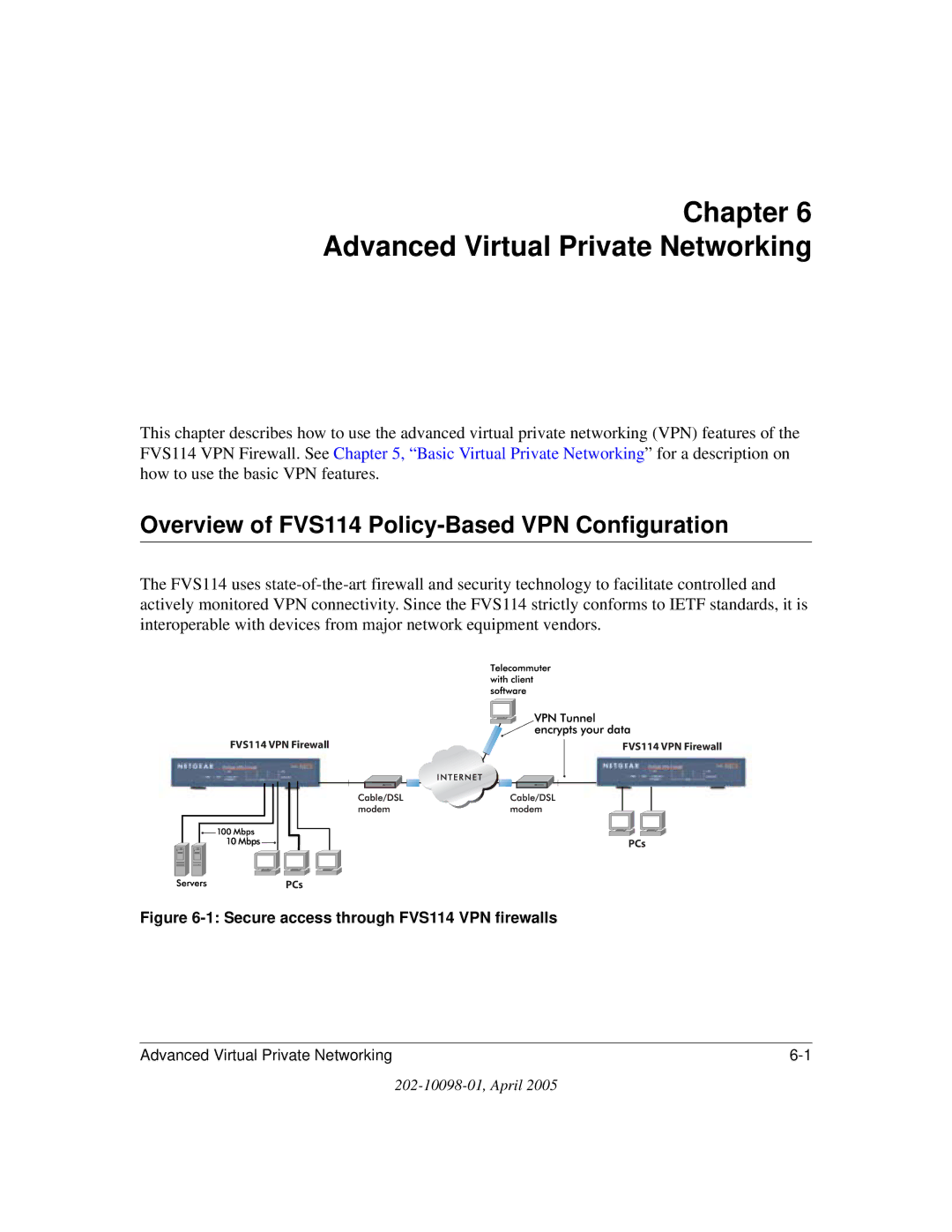 NETGEAR fvs114 manual Virtual Private 