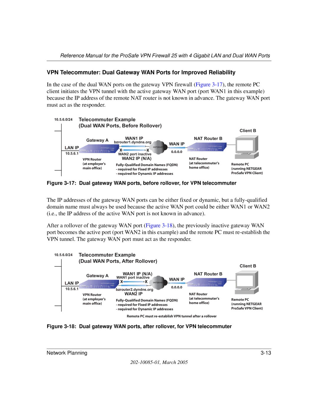 NETGEAR FVS124G manual Gigabit LAN and Dual WAN Ports 