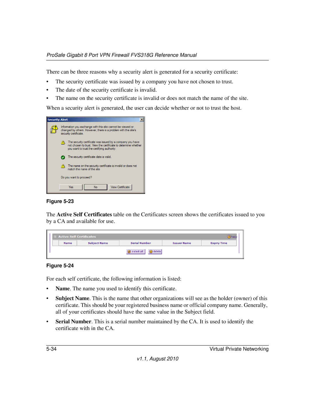 NETGEAR manual ProSafe Gigabit 8 Port VPN Firewall FVS318G Reference Manual 