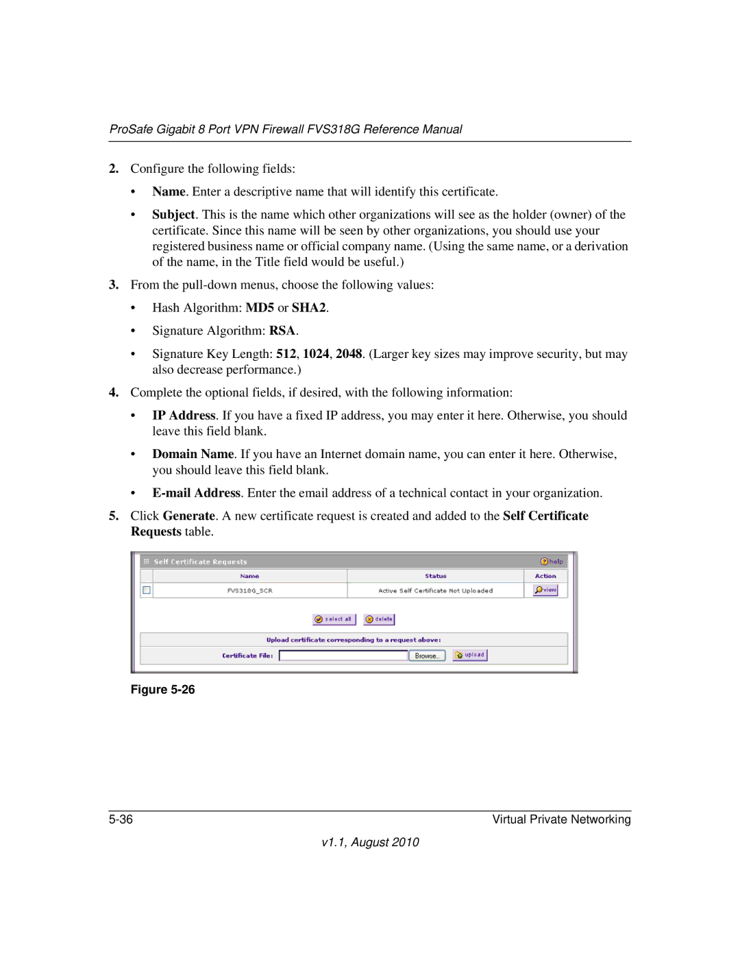 NETGEAR manual ProSafe Gigabit 8 Port VPN Firewall FVS318G Reference Manual 