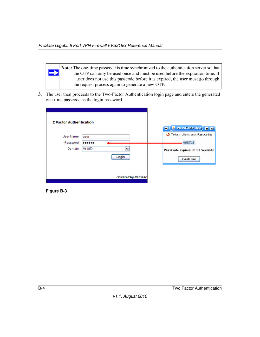 NETGEAR FVS318G manual Figure B-3 