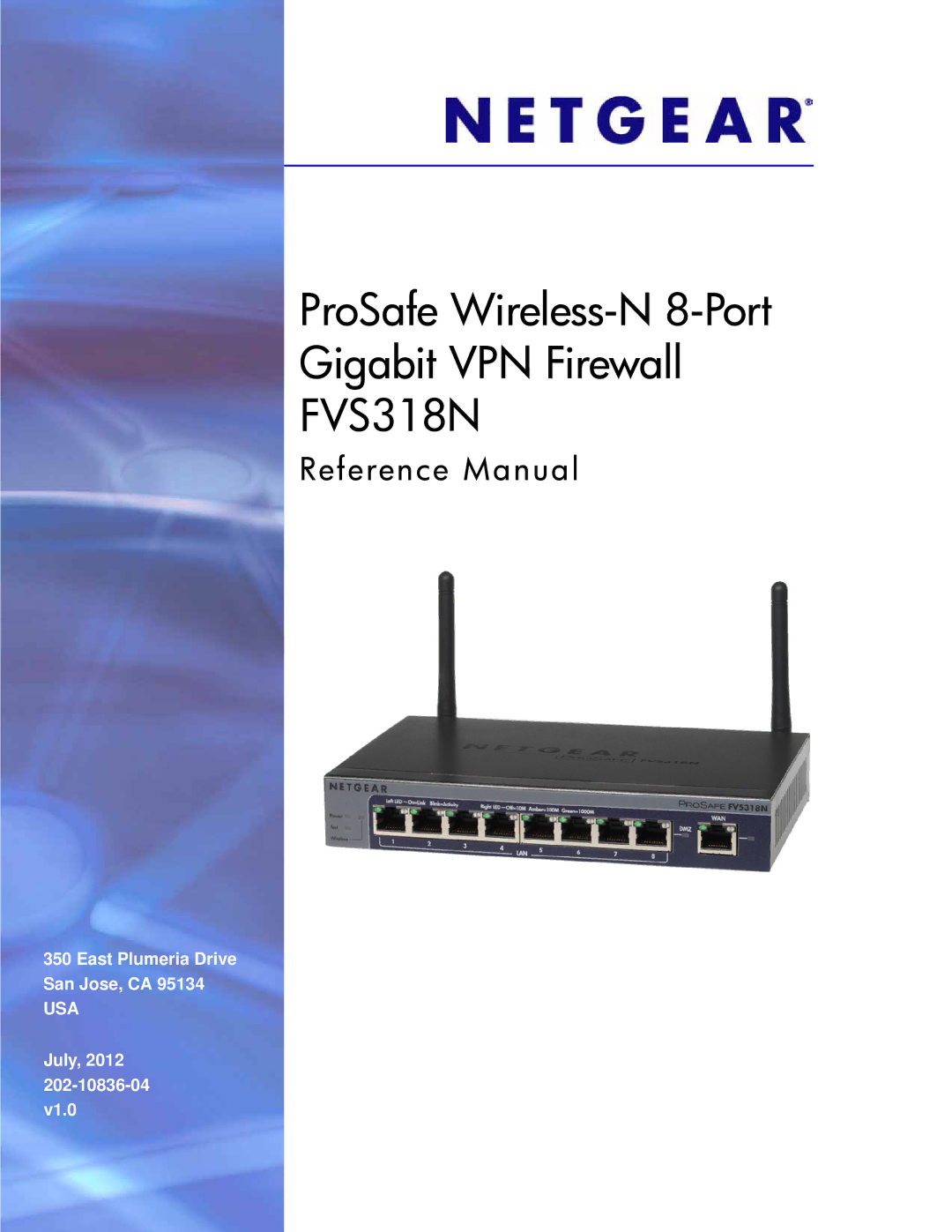 NETGEAR FVS318N manual 