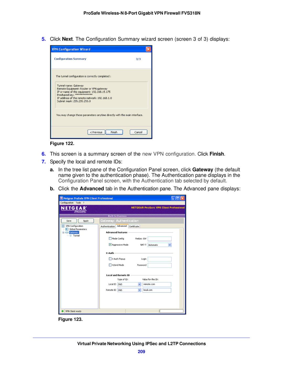 NETGEAR FVS318N manual 209 