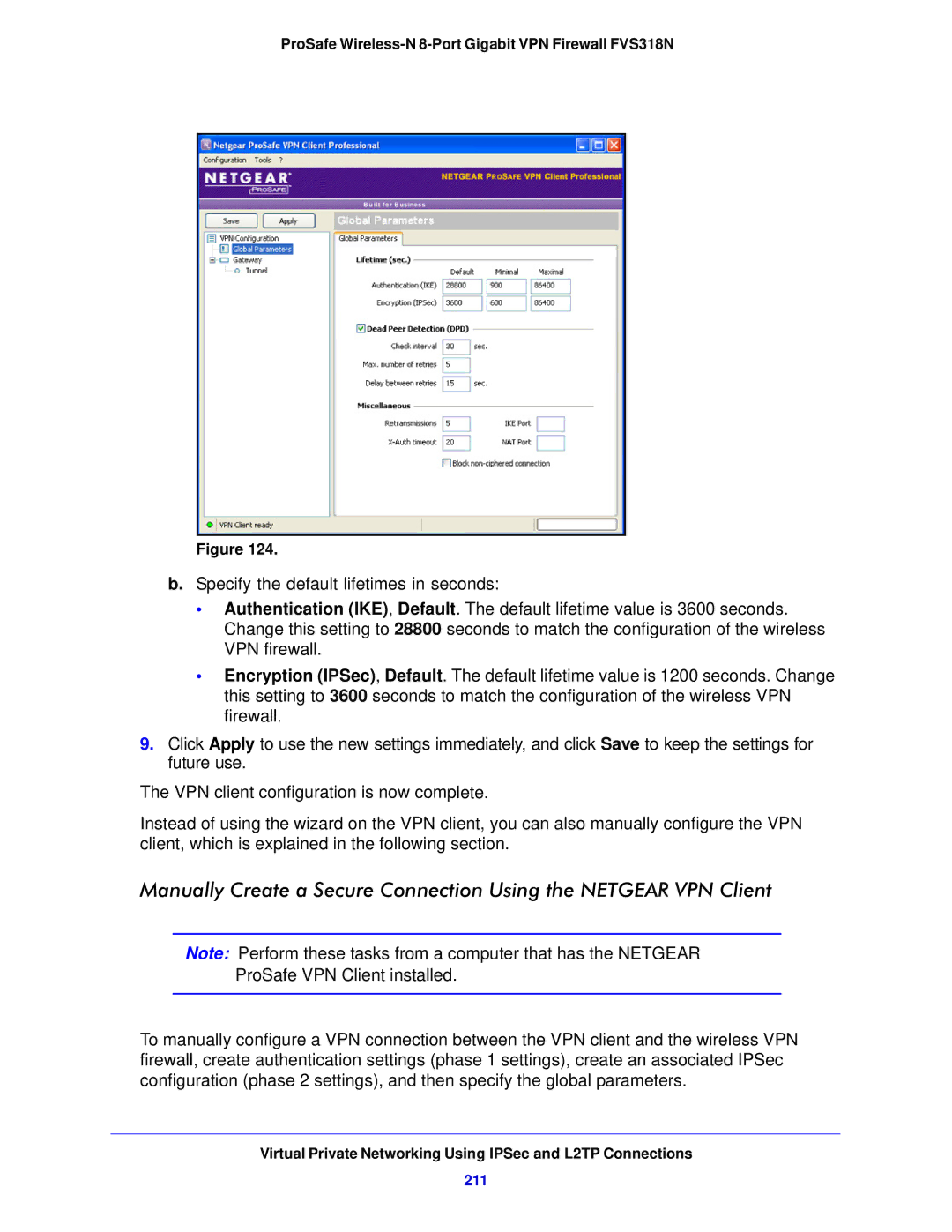 NETGEAR FVS318N manual 211 