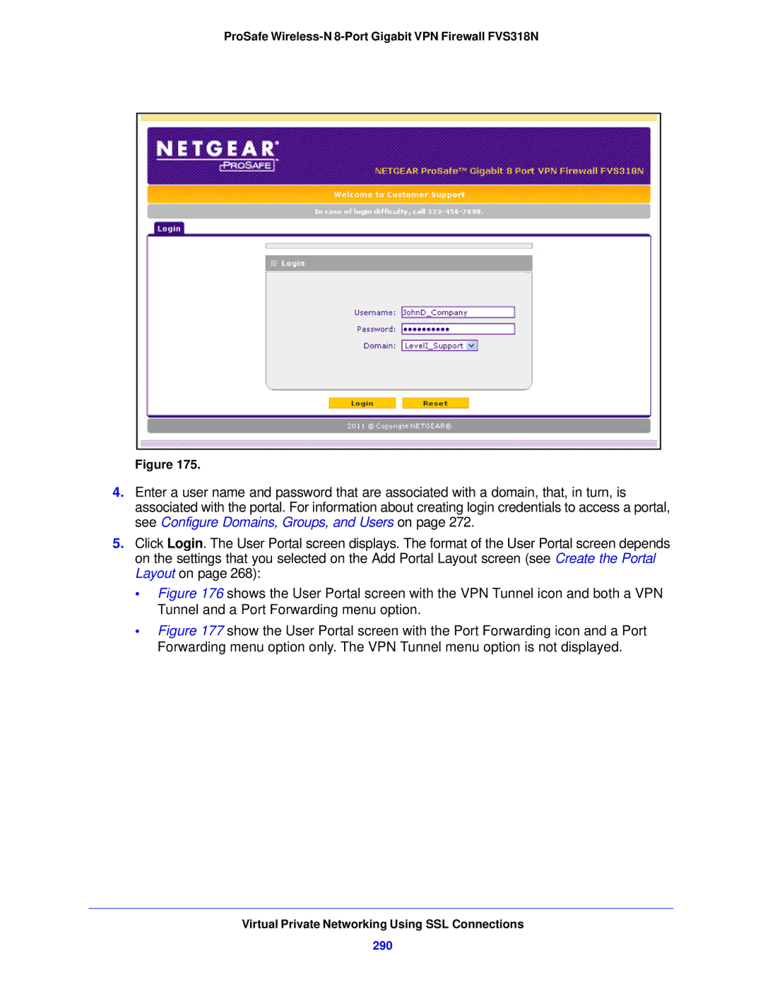 NETGEAR FVS318N manual 290 