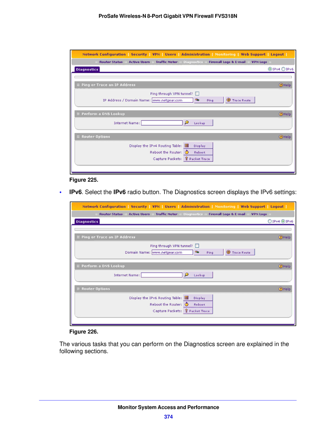 NETGEAR FVS318N manual 374 