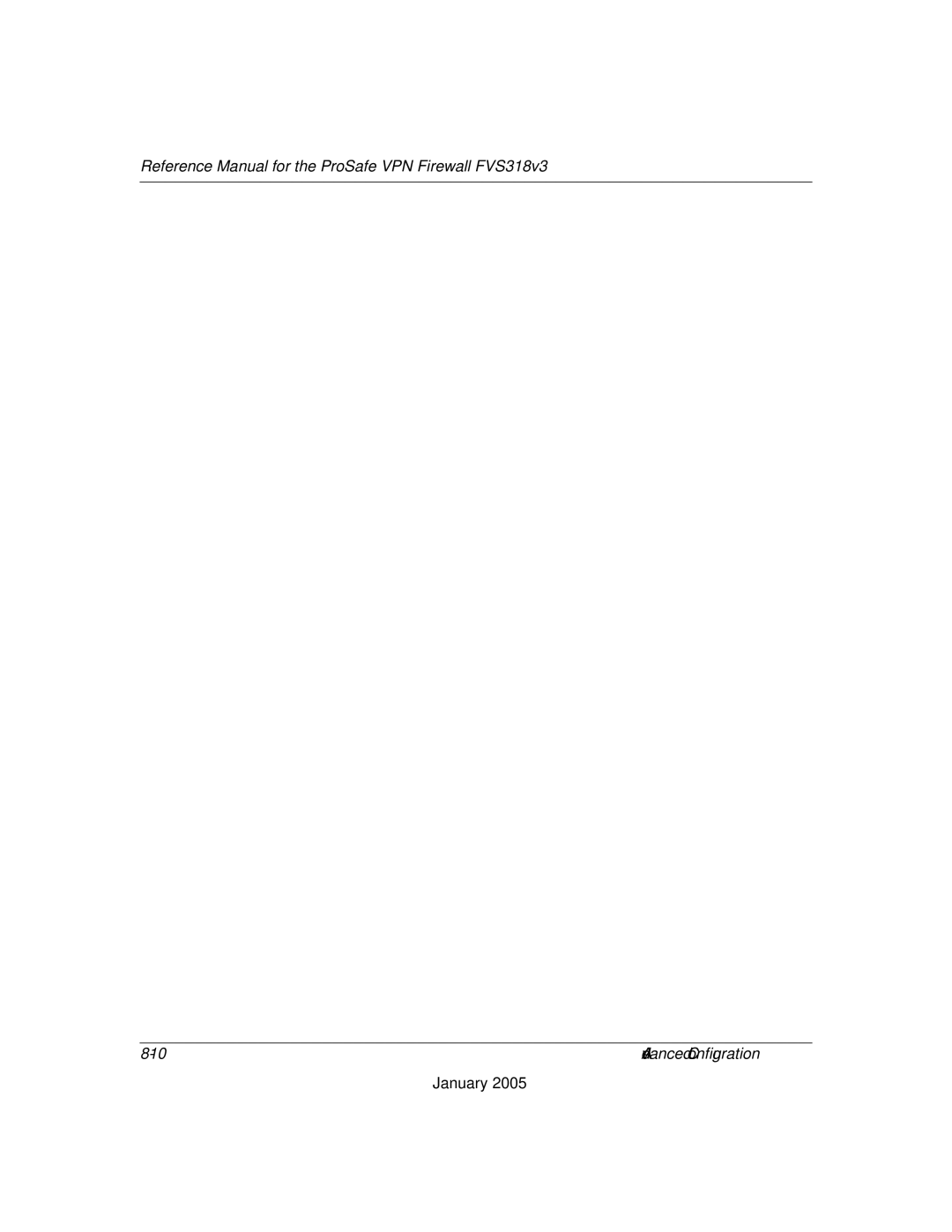 NETGEAR manual Reference Manual for the ProSafe VPN Firewall FVS318v3 