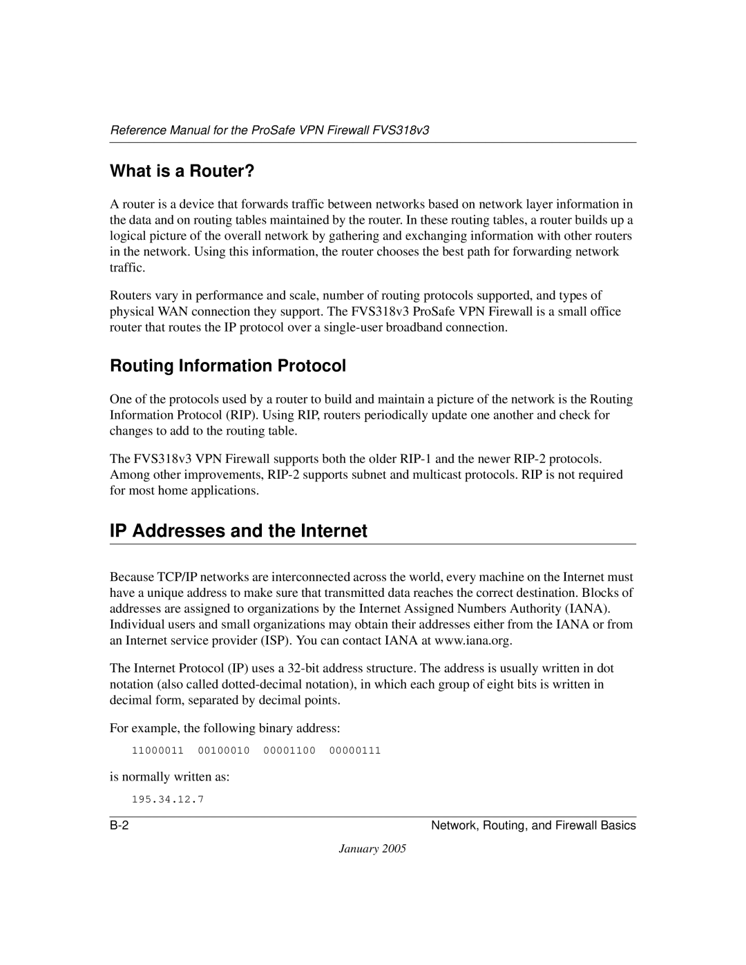 NETGEAR FVS318v3 manual IP Addresses and the Internet, What is a Router?, Routing Information Protocol 