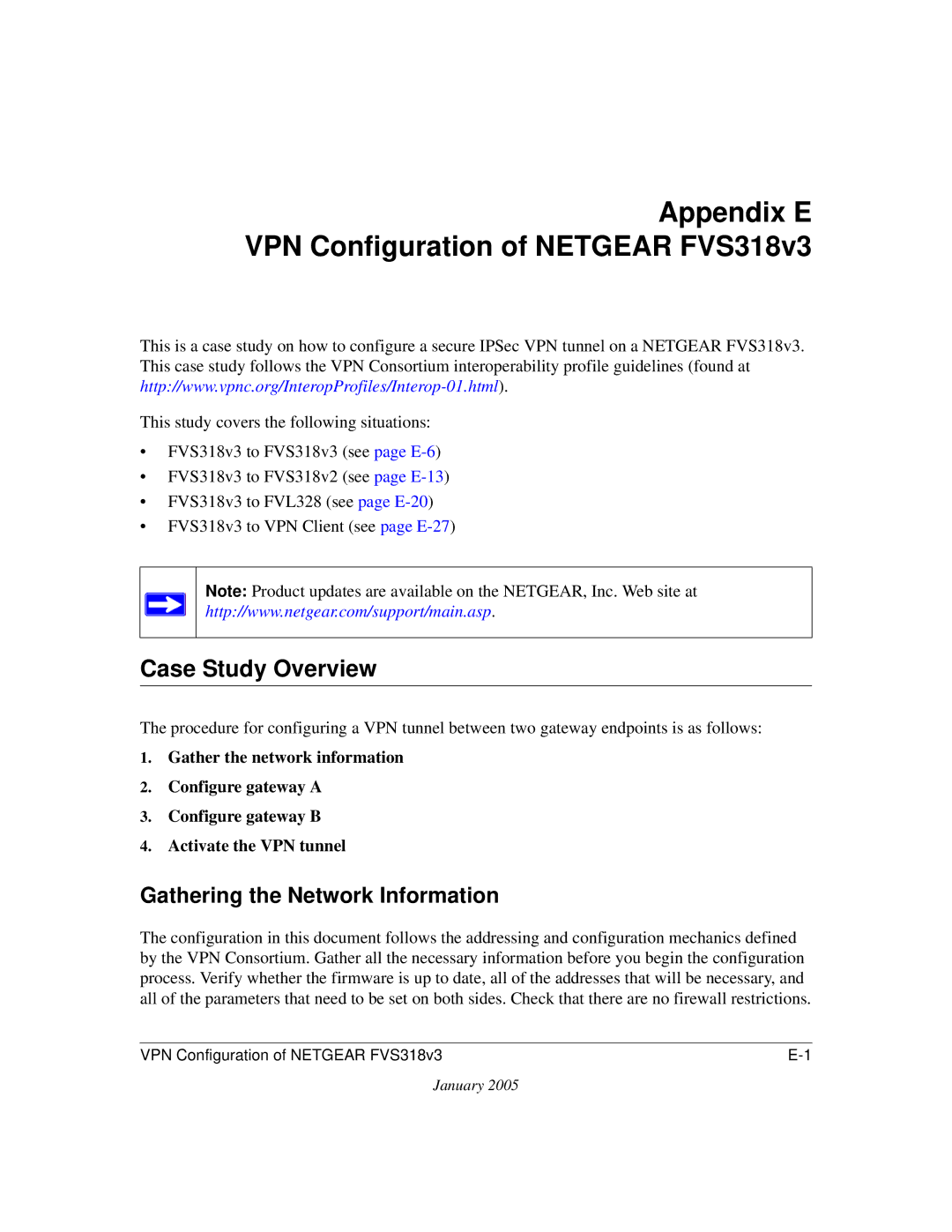 NETGEAR FVS318v3 manual Case Study Overview, Gathering the Network Information 