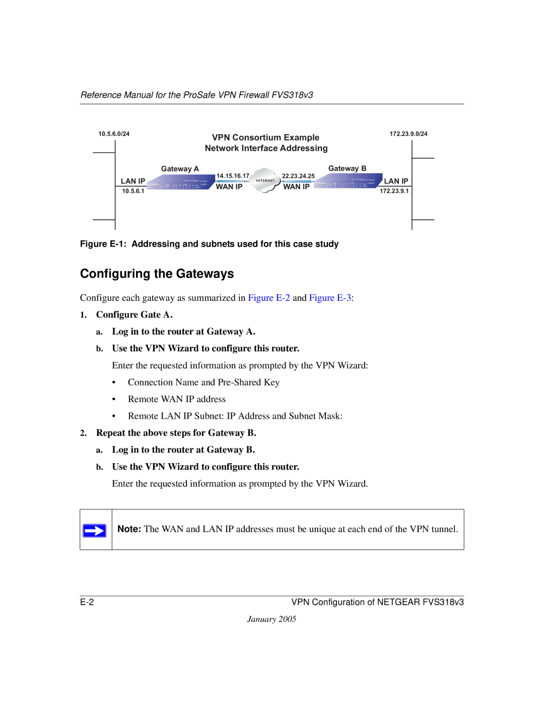 NETGEAR FVS318v3 manual Configure Log in to Use the VPN Wizard to 