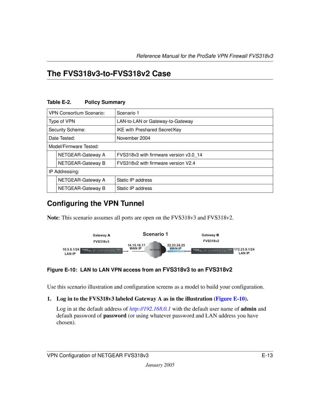 NETGEAR manual FVS318v3-to-FVS318v2 Case, Summary 