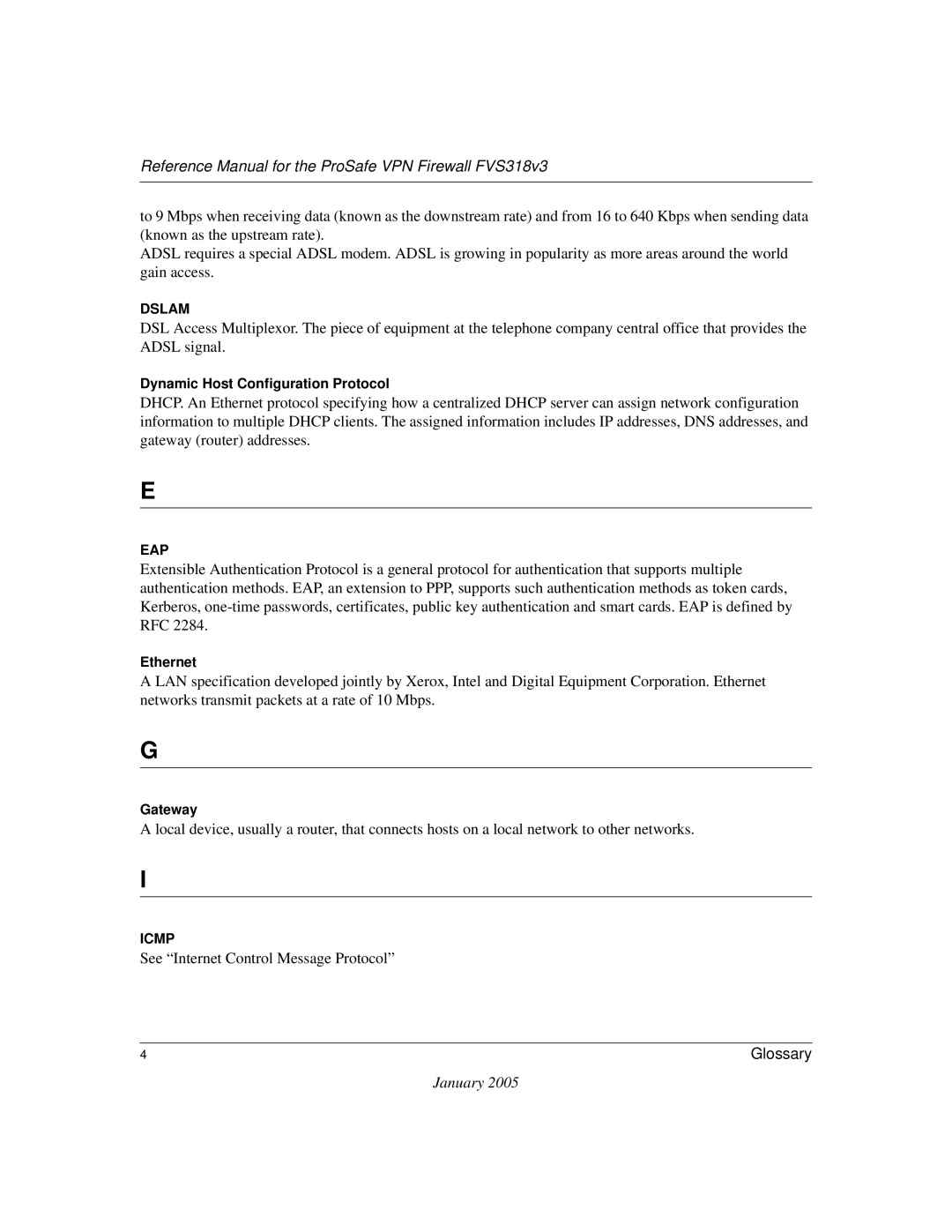 NETGEAR FVS318v3 manual See Internet Control Message Protocol 