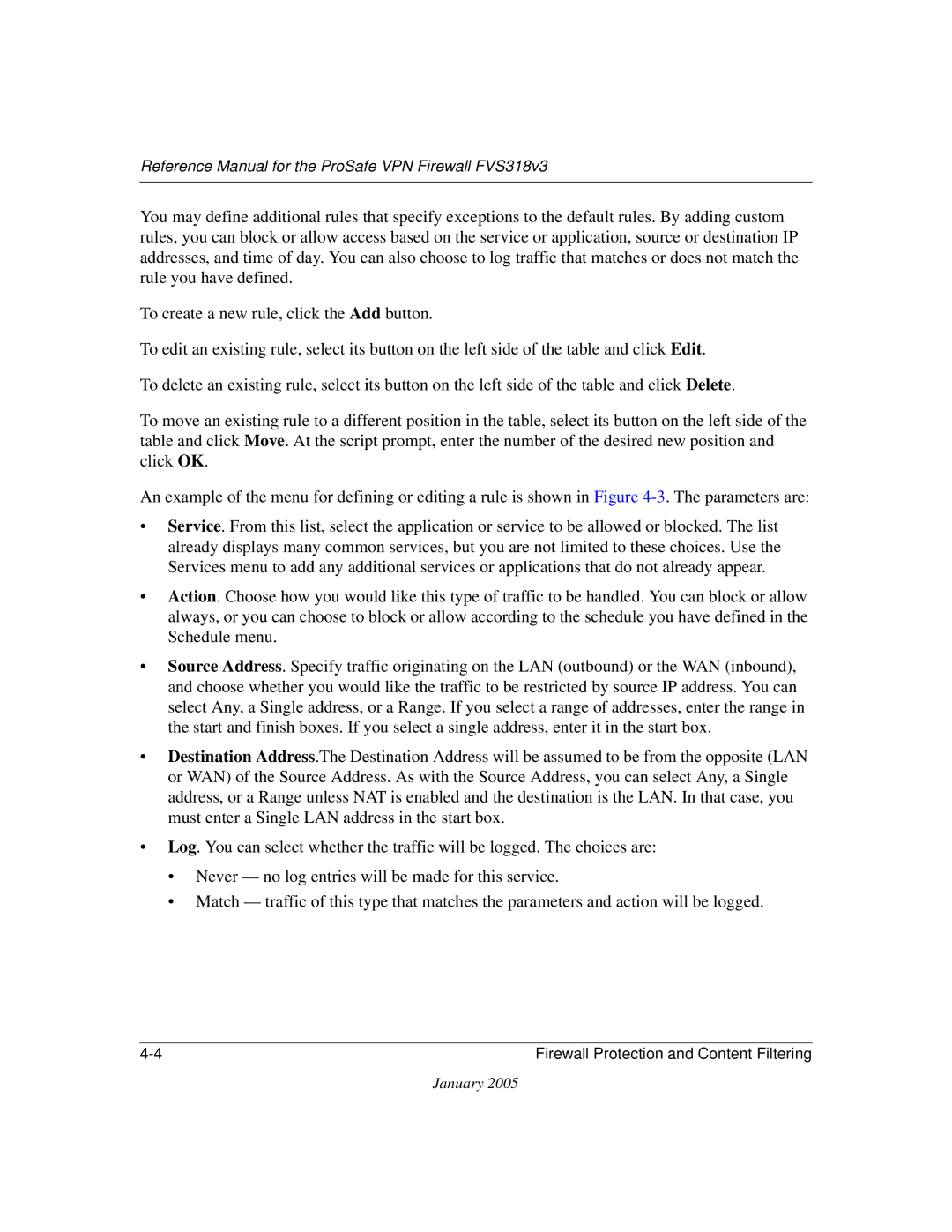 NETGEAR manual Reference Manual for the ProSafe VPN Firewall FVS318v3 