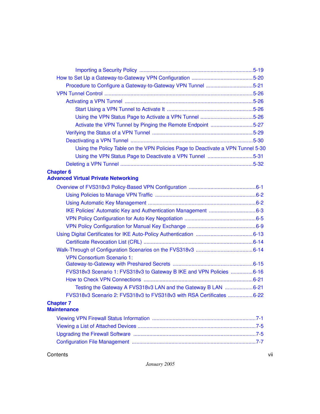 NETGEAR FVS318v3 manual Chapter Advanced Virtual Private Networking 