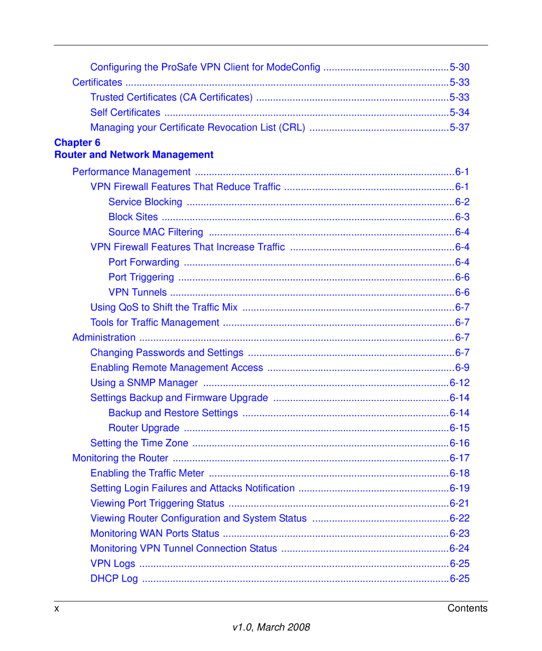 NETGEAR FVS338 manual Chapter Router and Network Management 