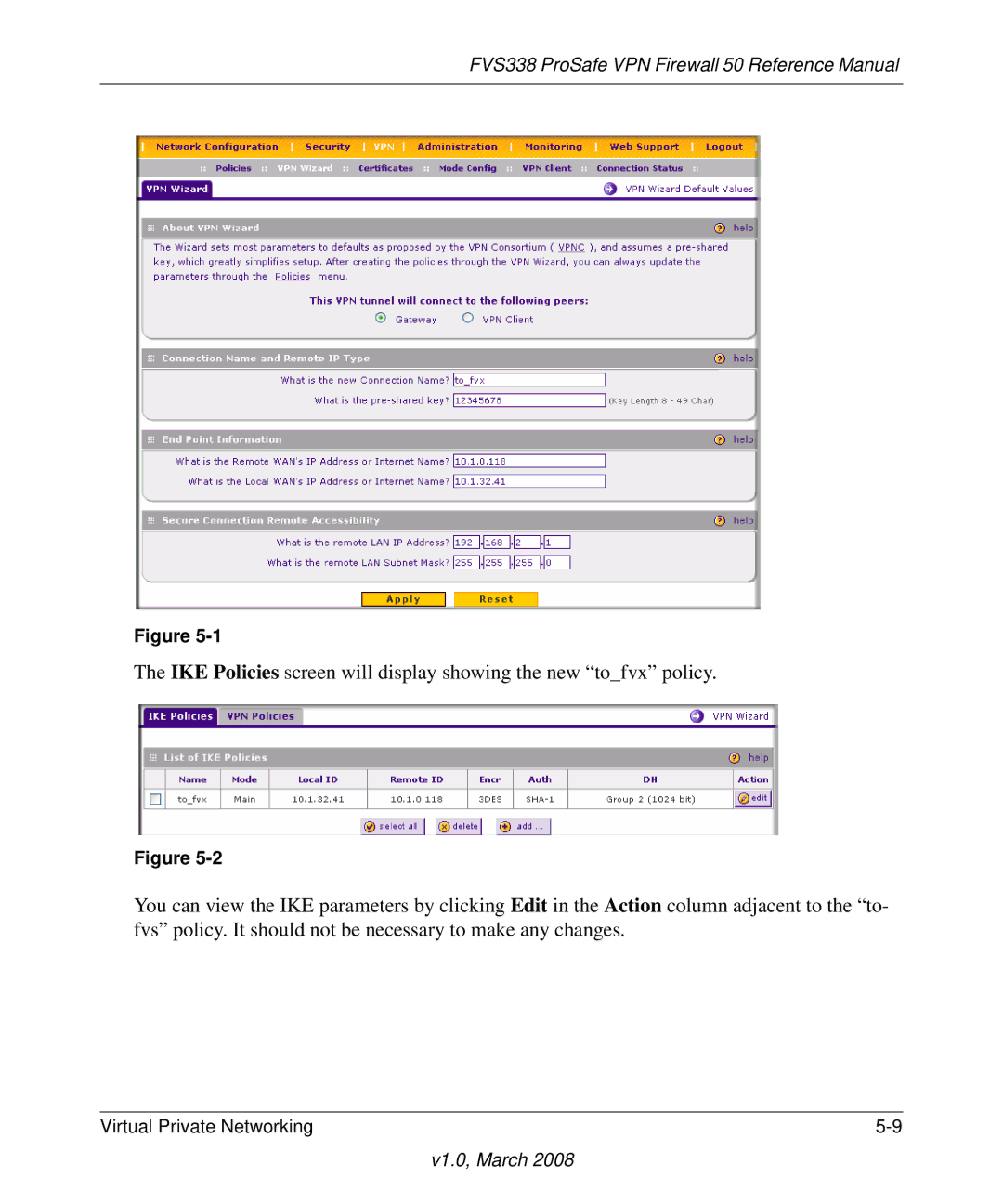 NETGEAR manual FVS338 ProSafe VPN Firewall 50 Reference Manual 