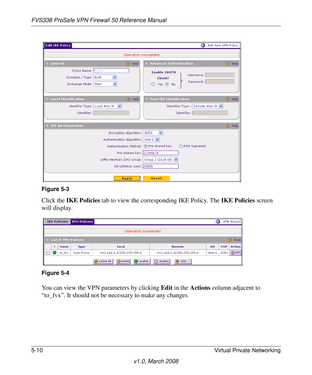 NETGEAR manual FVS338 ProSafe VPN Firewall 50 Reference Manual 