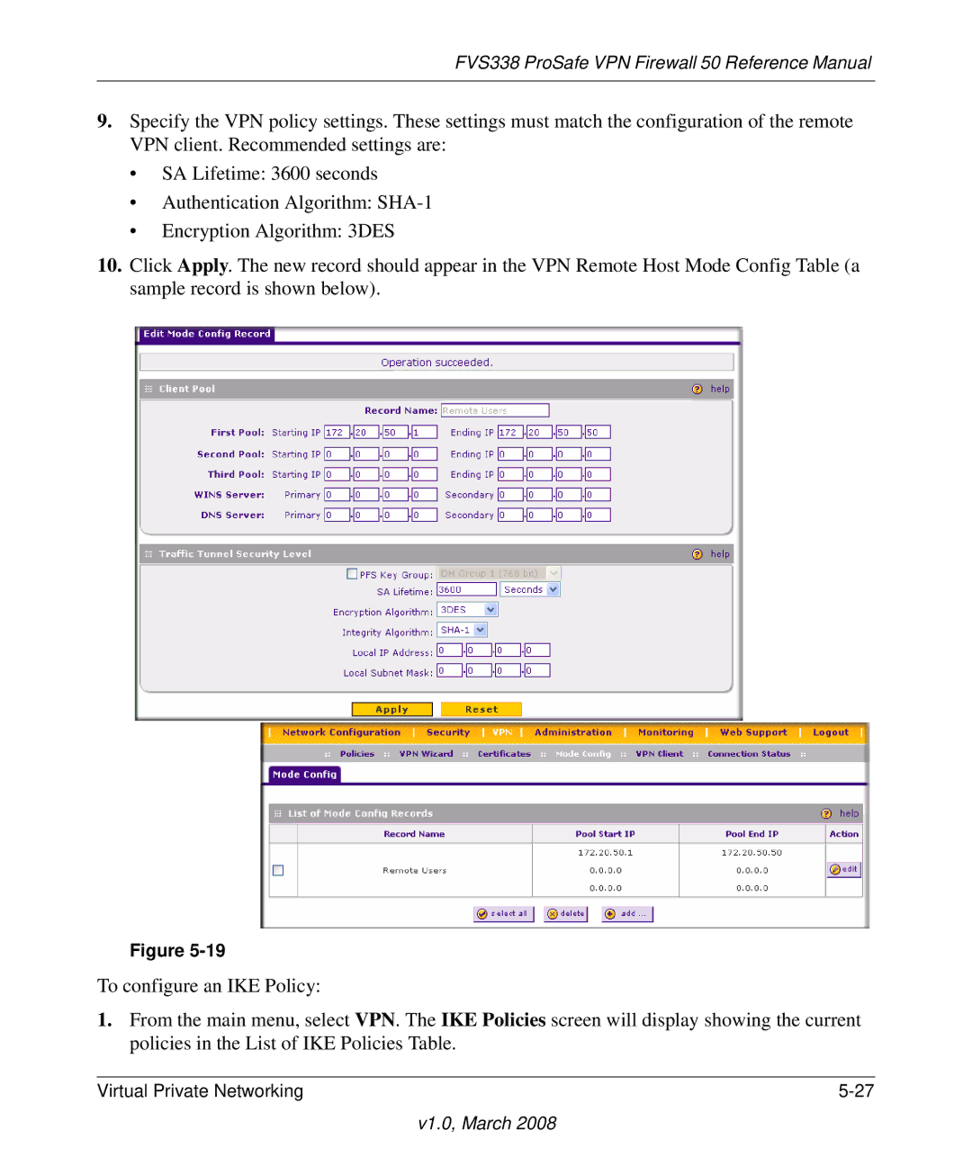 NETGEAR manual FVS338 ProSafe VPN Firewall 50 Reference Manual 