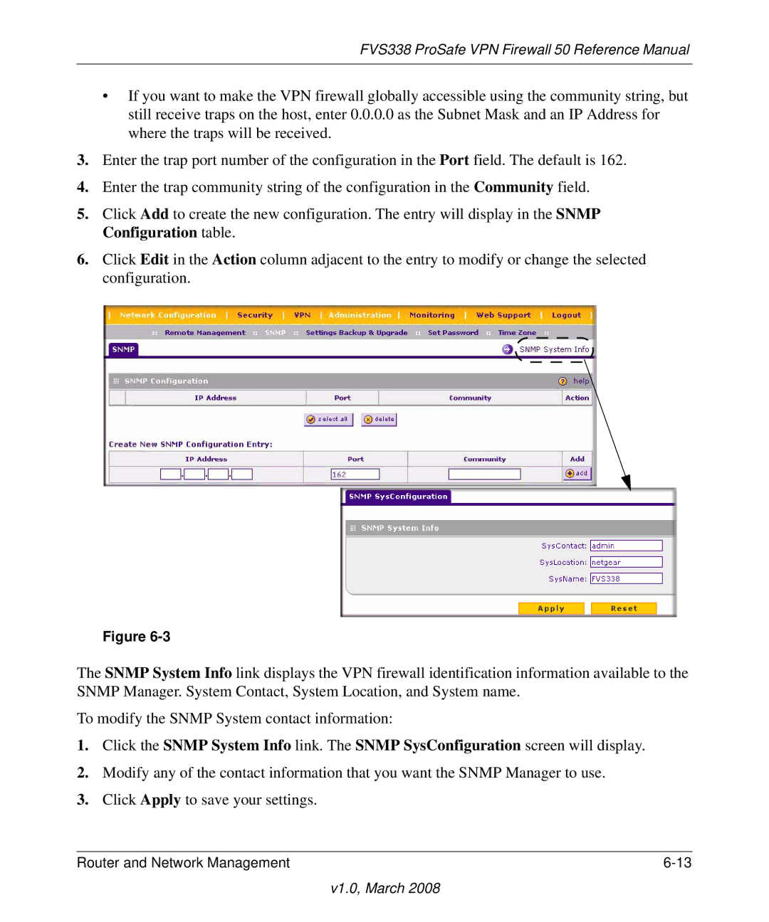 NETGEAR manual FVS338 ProSafe VPN Firewall 50 Reference Manual 