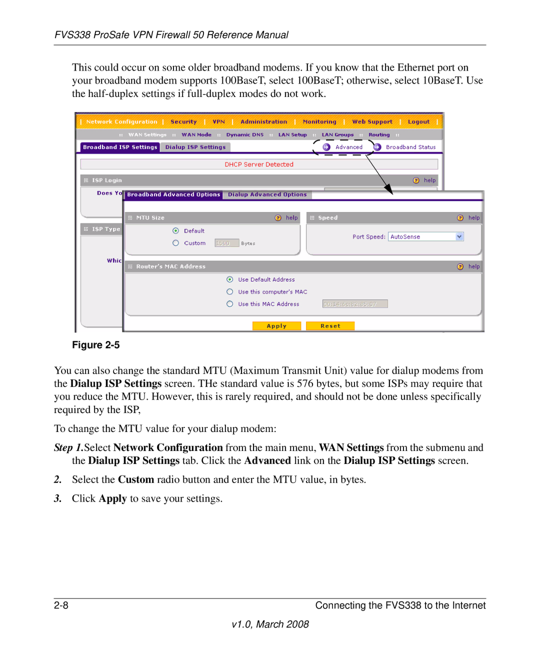 NETGEAR manual FVS338 ProSafe VPN Firewall 50 Reference Manual 