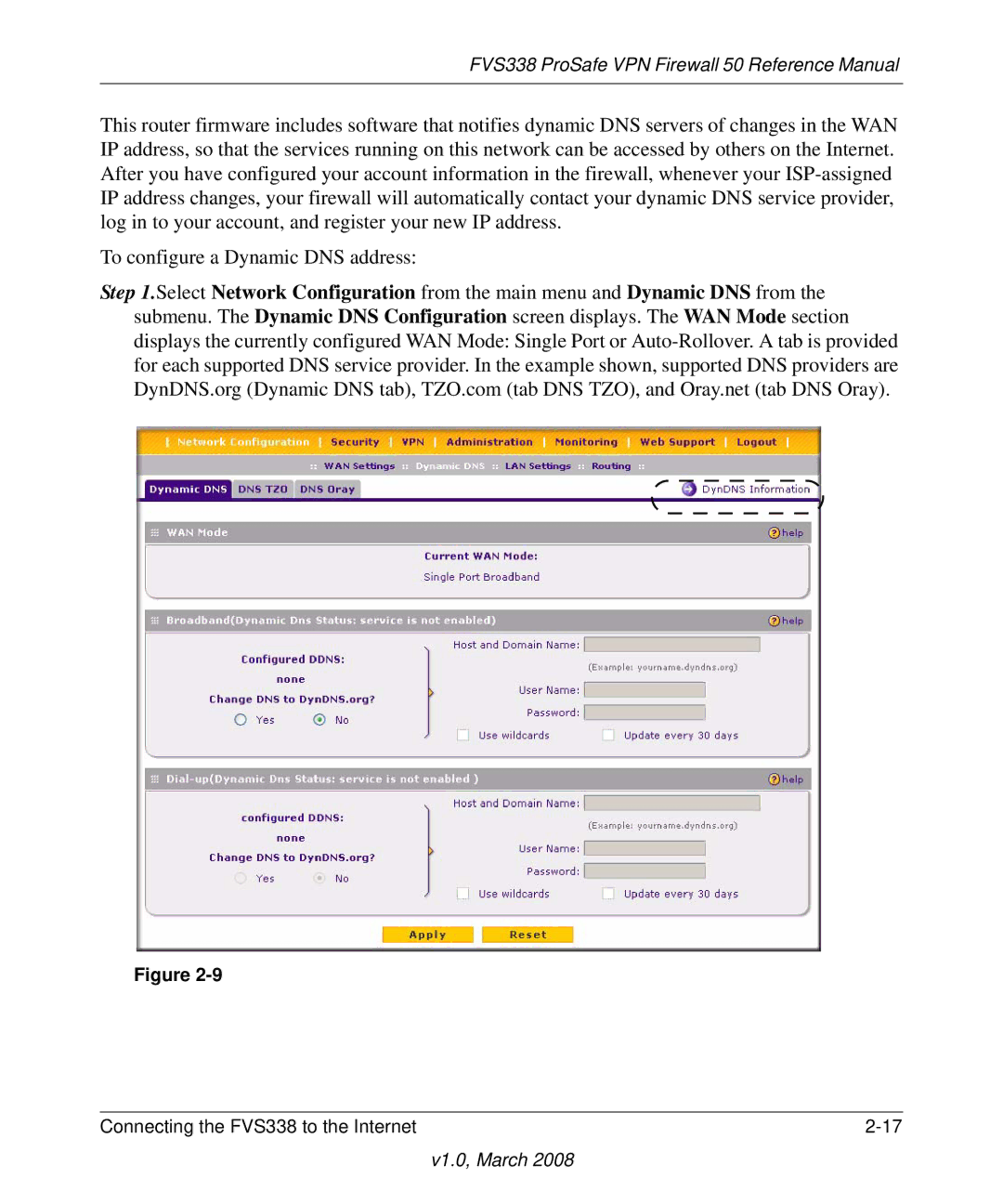 NETGEAR manual FVS338 ProSafe VPN Firewall 50 Reference Manual 