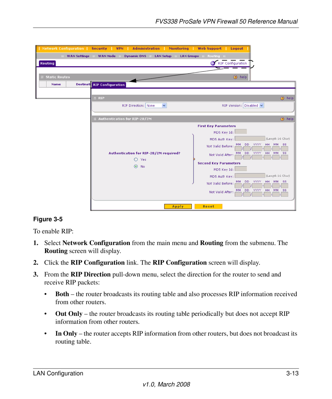 NETGEAR manual FVS338 ProSafe VPN Firewall 50 Reference Manual 