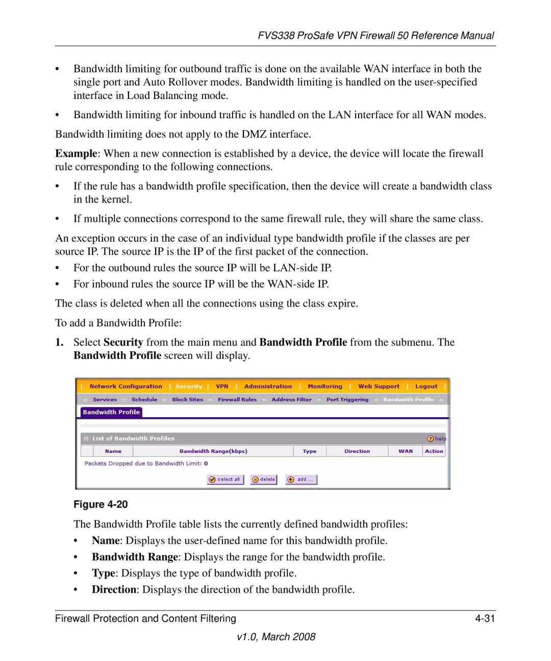 NETGEAR manual FVS338 ProSafe VPN Firewall 50 Reference Manual 