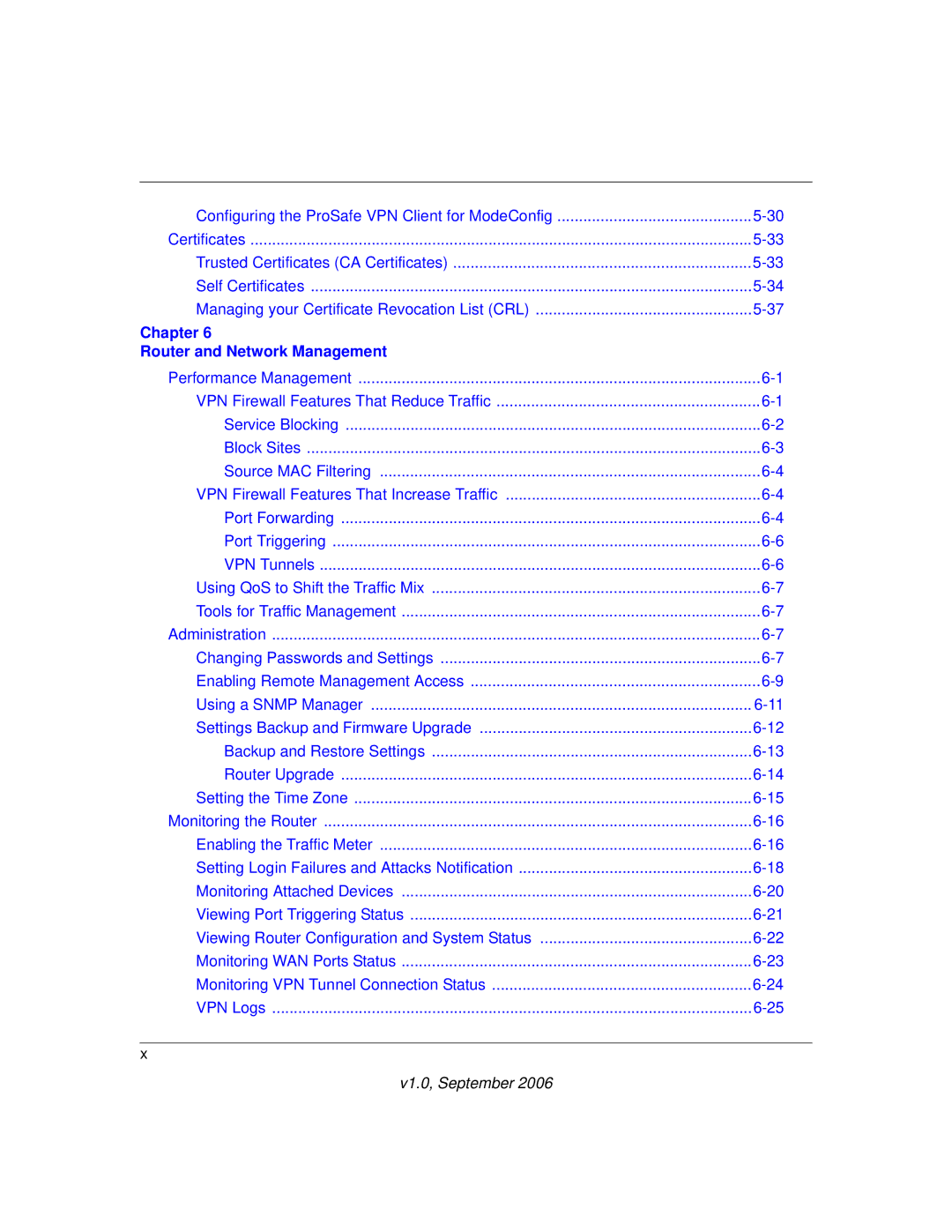 NETGEAR FVS338 manual Chapter Router and Network Management 