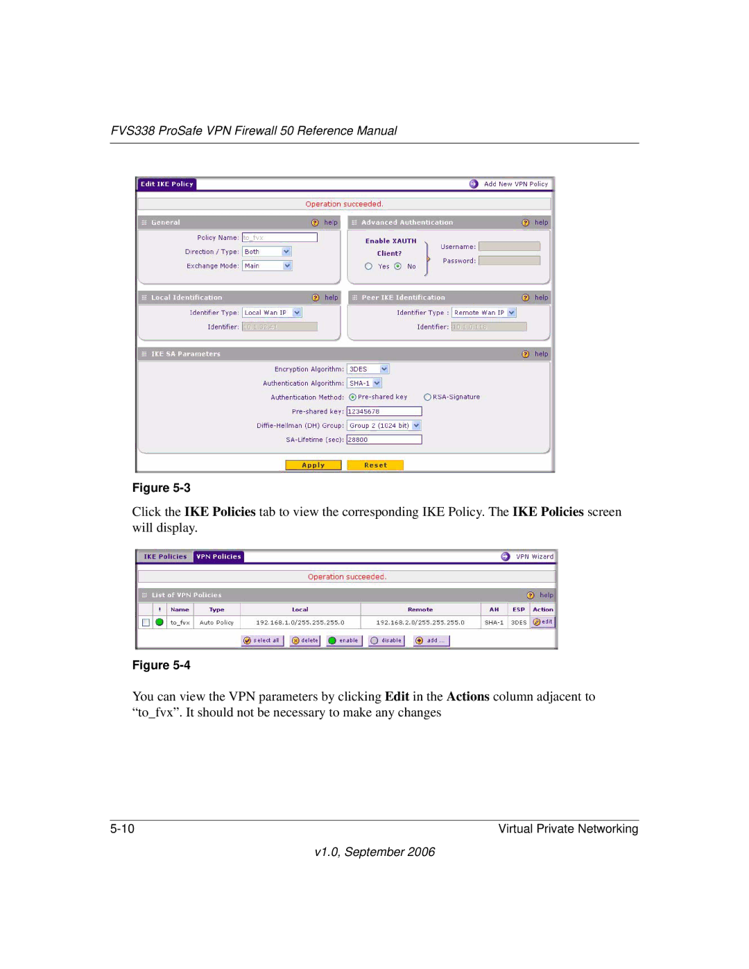 NETGEAR manual FVS338 ProSafe VPN Firewall 50 Reference Manual 